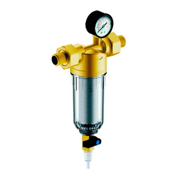 Магистральный фильтр Гейзер Бастион 112 с манометром для холодной воды 3/4 - Фильтры для воды - Магистральные фильтры - omvolt.ru